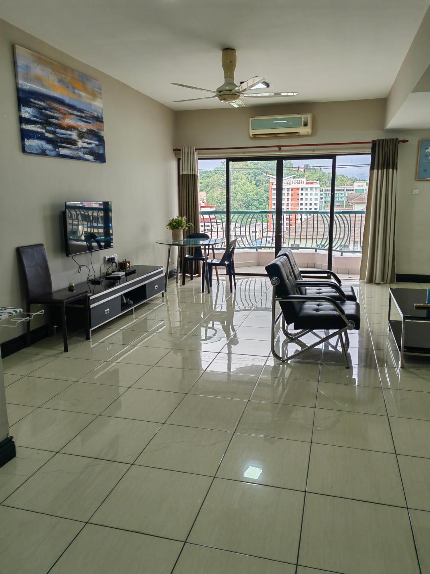 Town Condo - Marina Court Kota Kinabalu Bagian luar foto